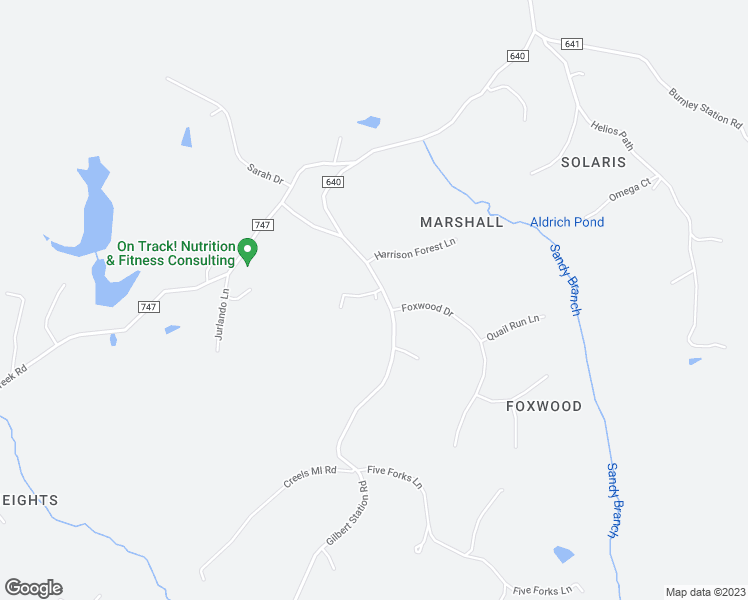 map of restaurants, bars, coffee shops, grocery stores, and more near 4594 Gilbert Station Road in Barboursville