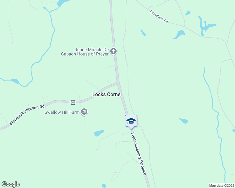 map of restaurants, bars, coffee shops, grocery stores, and more near 7244 Fredericksburg Turnpike in Woodford