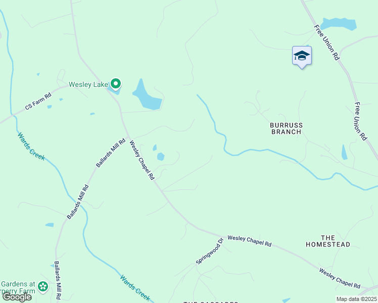 map of restaurants, bars, coffee shops, grocery stores, and more near 4749 Wesley Chapel Road in Free Union