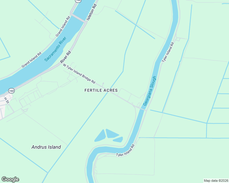 map of restaurants, bars, coffee shops, grocery stores, and more near 665 West Tyler Island Bridge Road in Isleton