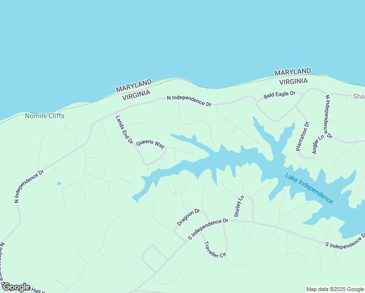 map of restaurants, bars, coffee shops, grocery stores, and more near 239 Queens Way in Montross