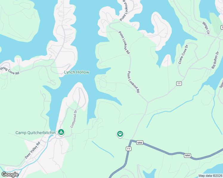 map of restaurants, bars, coffee shops, grocery stores, and more near 65-99 Bay Oak Ln in Sunrise Beach