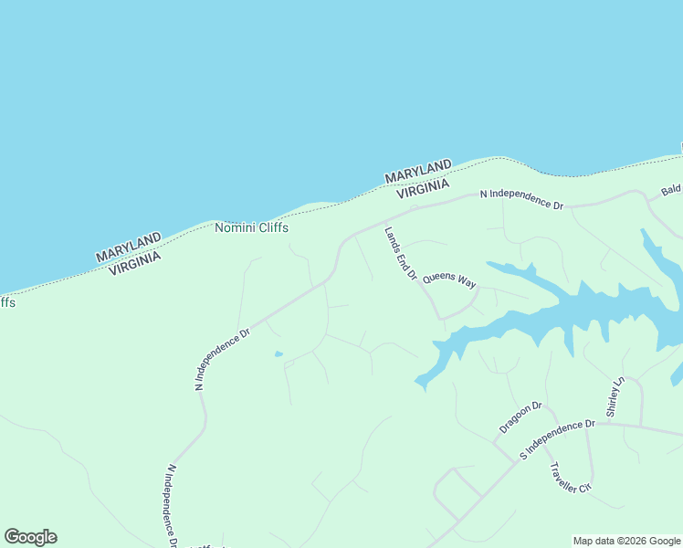 map of restaurants, bars, coffee shops, grocery stores, and more near 948 North Independence Drive in Montross