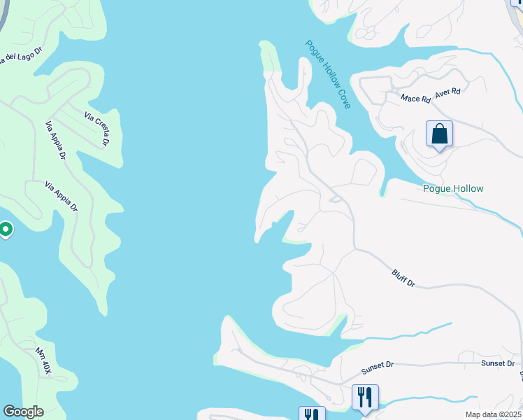 map of restaurants, bars, coffee shops, grocery stores, and more near 4461 Hamrock Lane in Osage Beach