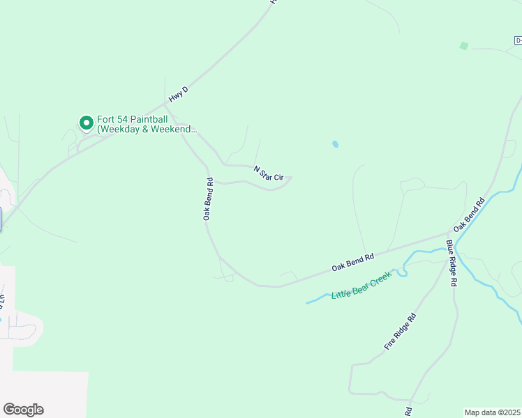 map of restaurants, bars, coffee shops, grocery stores, and more near 49-75 North Star Circle in Kaiser