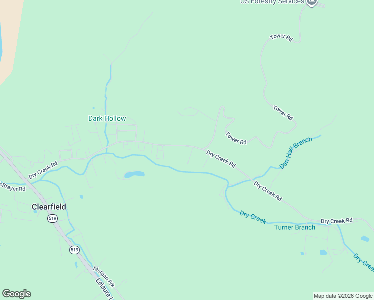 map of restaurants, bars, coffee shops, grocery stores, and more near 817 Dry Creek Road in Clearfield