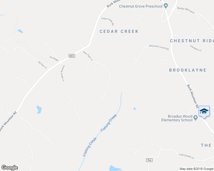 map of restaurants, bars, coffee shops, grocery stores, and more near 4675 Deer Park Lane in Earlysville