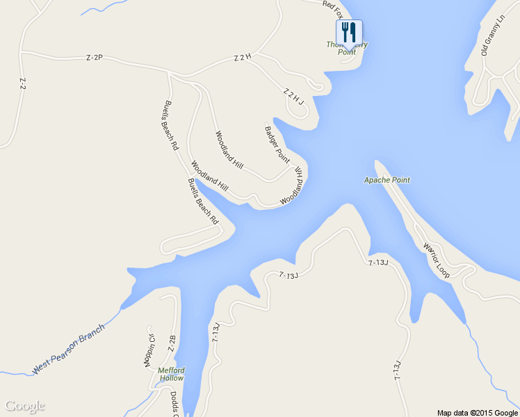 map of restaurants, bars, coffee shops, grocery stores, and more near 592 Woodland Drive in Climax Springs