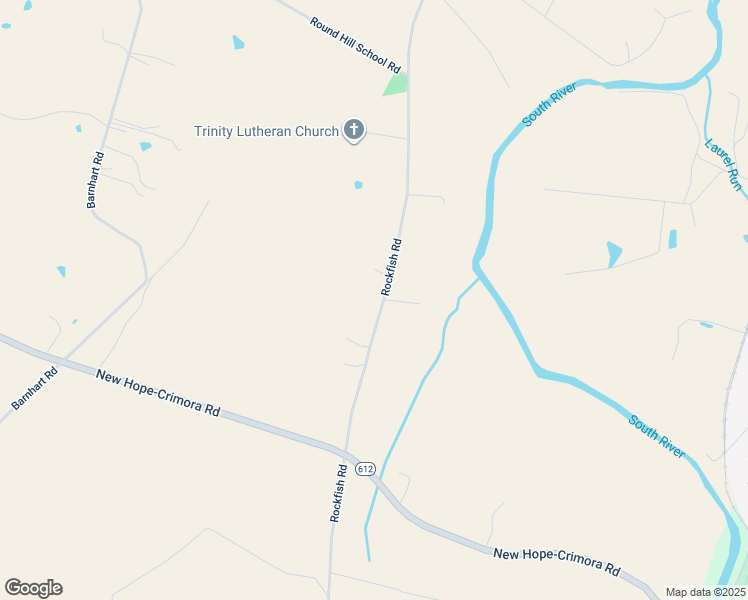 map of restaurants, bars, coffee shops, grocery stores, and more near 2410 Rockfish Road in Crimora