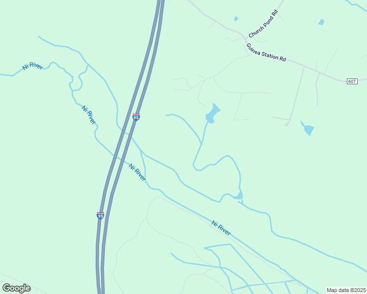 map of restaurants, bars, coffee shops, grocery stores, and more near 7601 Tributary Court in Fredericksburg