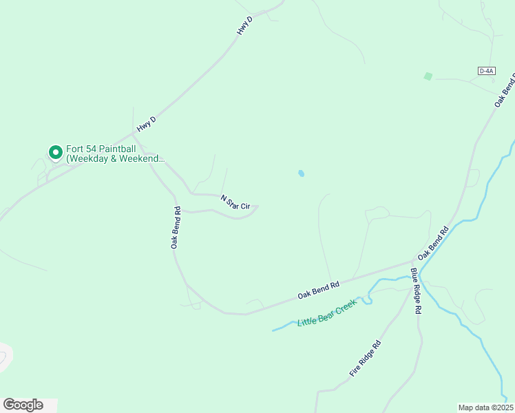 map of restaurants, bars, coffee shops, grocery stores, and more near 49 North Star Circle in Kaiser