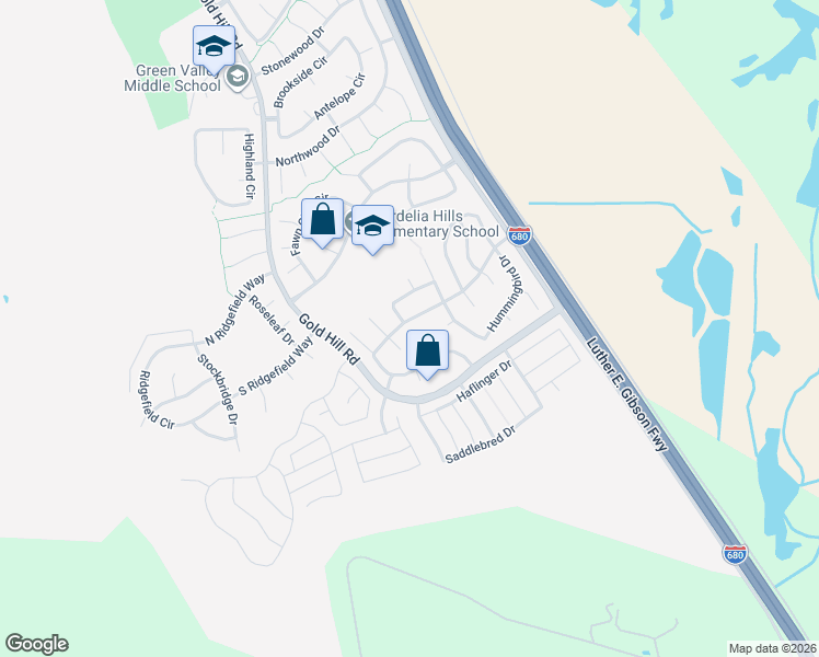 map of restaurants, bars, coffee shops, grocery stores, and more near 1928 Oliveglen Court in Fairfield