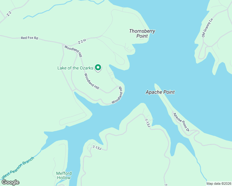 map of restaurants, bars, coffee shops, grocery stores, and more near 592 Woodland Drive in Climax Springs