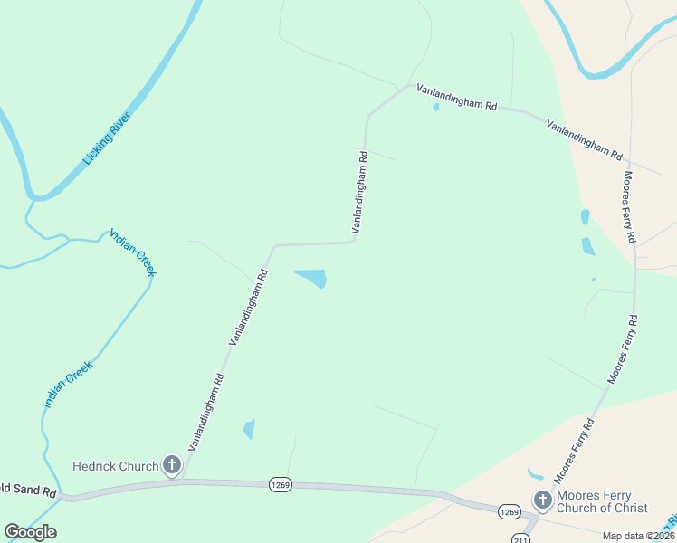 map of restaurants, bars, coffee shops, grocery stores, and more near 796 Vanlandingham Road in Salt Lick