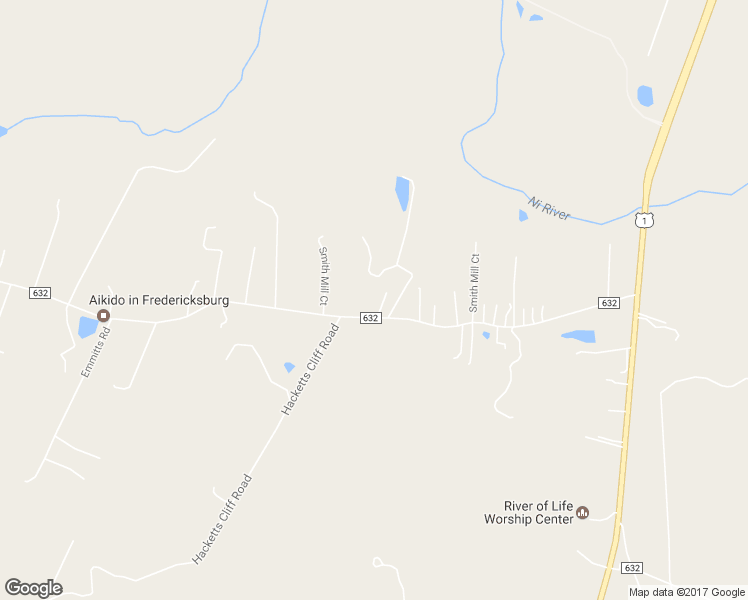 map of restaurants, bars, coffee shops, grocery stores, and more near 5725 Hickory Ridge Road in Spotsylvania