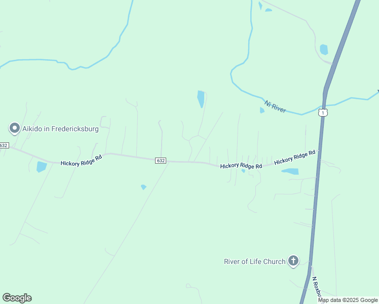 map of restaurants, bars, coffee shops, grocery stores, and more near 5725 Hickory Ridge Road in Spotsylvania