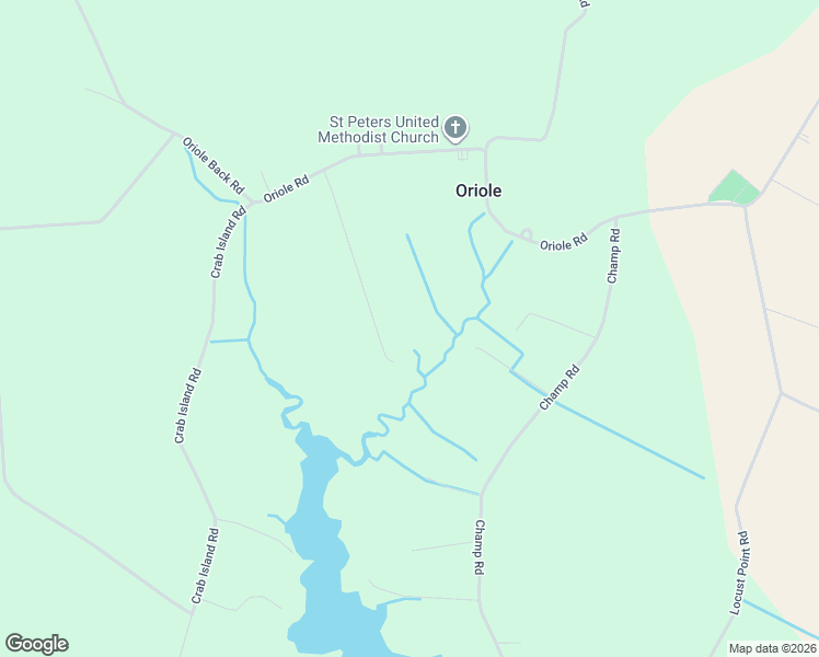 map of restaurants, bars, coffee shops, grocery stores, and more near 10407 William Sharpless Road in Princess Anne