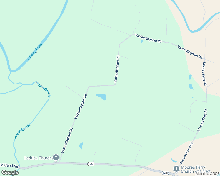 map of restaurants, bars, coffee shops, grocery stores, and more near 796 Vanlandingham Road in Salt Lick