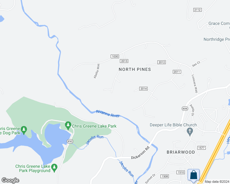 map of restaurants, bars, coffee shops, grocery stores, and more near 4839 Mahonia Drive in Charlottesville