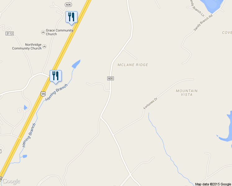 map of restaurants, bars, coffee shops, grocery stores, and more near 4938 Watts Passage Road in Charlottesville