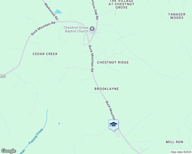 map of restaurants, bars, coffee shops, grocery stores, and more near 398 Buck Mountain Road in Earlysville