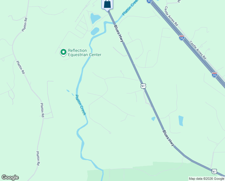 map of restaurants, bars, coffee shops, grocery stores, and more near 4 Howe Crossing in Festus