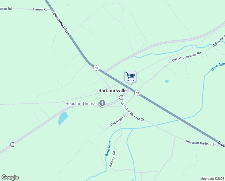 map of restaurants, bars, coffee shops, grocery stores, and more near in Barboursville