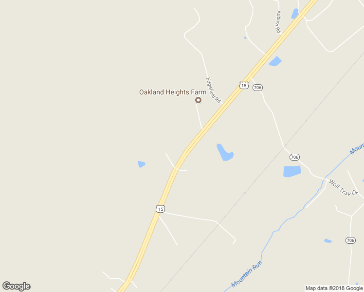 map of restaurants, bars, coffee shops, grocery stores, and more near 17178 James Madison Highway in Gordonsville