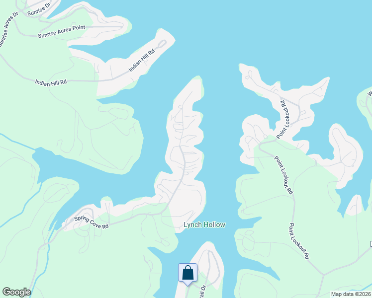 map of restaurants, bars, coffee shops, grocery stores, and more near 76 Hendrix Haven Drive in Sunrise Beach