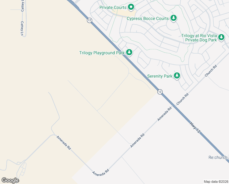 map of restaurants, bars, coffee shops, grocery stores, and more near Highway 12 in Rio Vista
