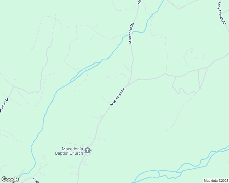 map of restaurants, bars, coffee shops, grocery stores, and more near 6468 Macedonia Road in Woodford