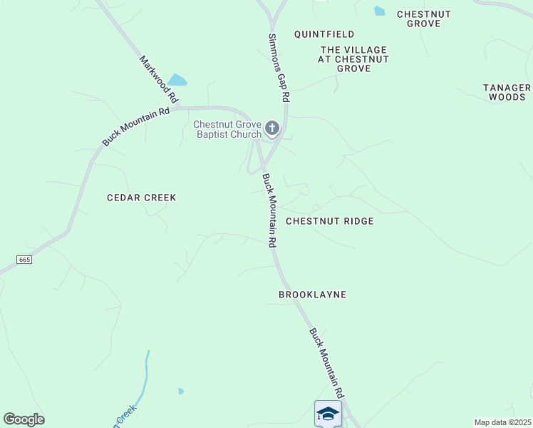 map of restaurants, bars, coffee shops, grocery stores, and more near 453 Buck Mountain Road in Earlysville
