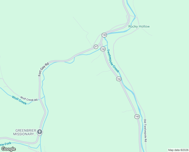 map of restaurants, bars, coffee shops, grocery stores, and more near 16550 West Virginia 152 in Fort Gay