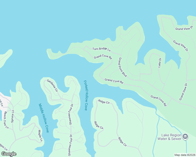 map of restaurants, bars, coffee shops, grocery stores, and more near 601-1499 Grand Cove Drive in Sunrise Beach
