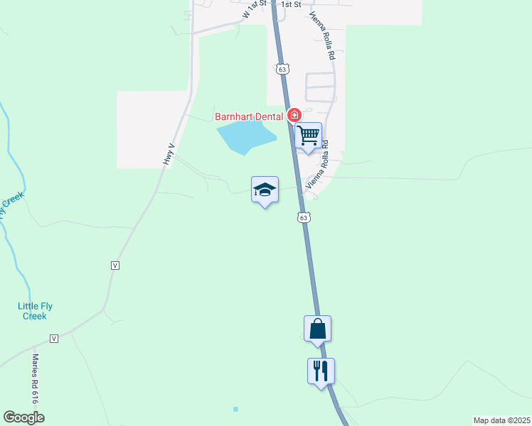 map of restaurants, bars, coffee shops, grocery stores, and more near in Maries County