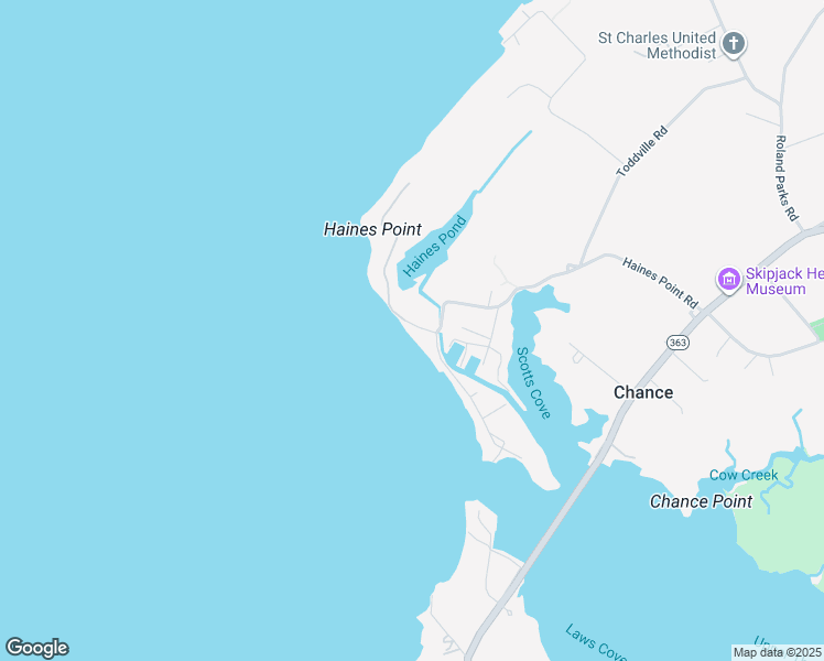 map of restaurants, bars, coffee shops, grocery stores, and more near 10556 Cassandra Drive in Deal Island Historic District