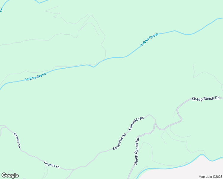 map of restaurants, bars, coffee shops, grocery stores, and more near Esmeralda Road in Murphys