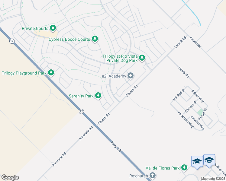 map of restaurants, bars, coffee shops, grocery stores, and more near 401 Marks Road in Rio Vista