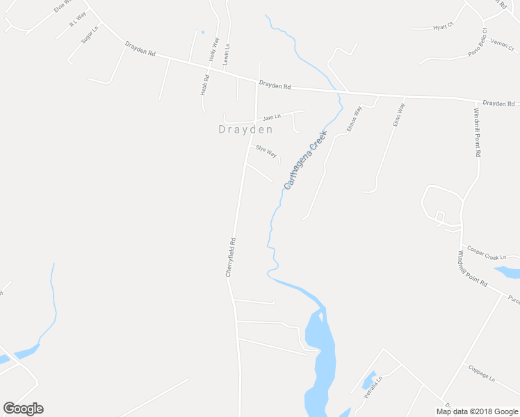 map of restaurants, bars, coffee shops, grocery stores, and more near 18478 Cherryfield Road in Drayden