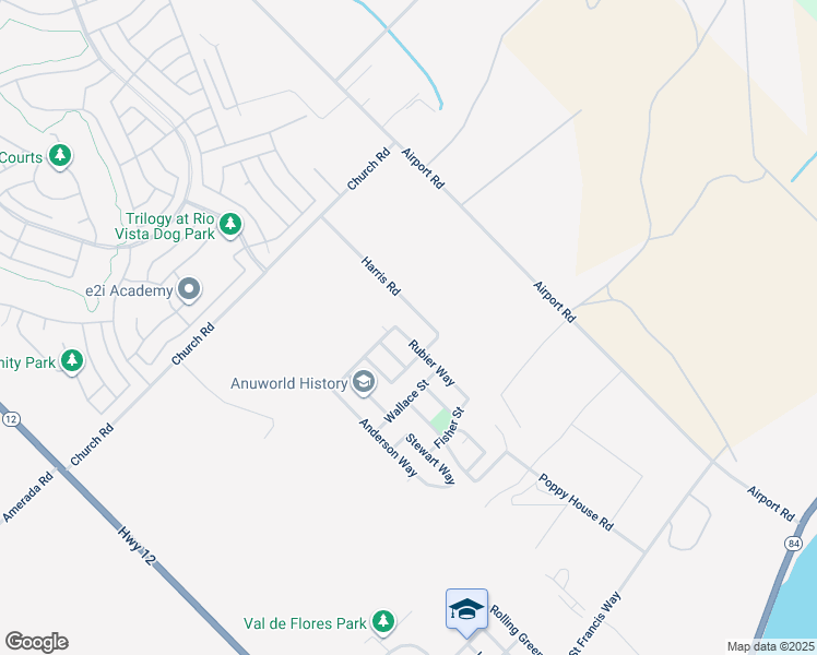 map of restaurants, bars, coffee shops, grocery stores, and more near 756 Rubier Way in Rio Vista