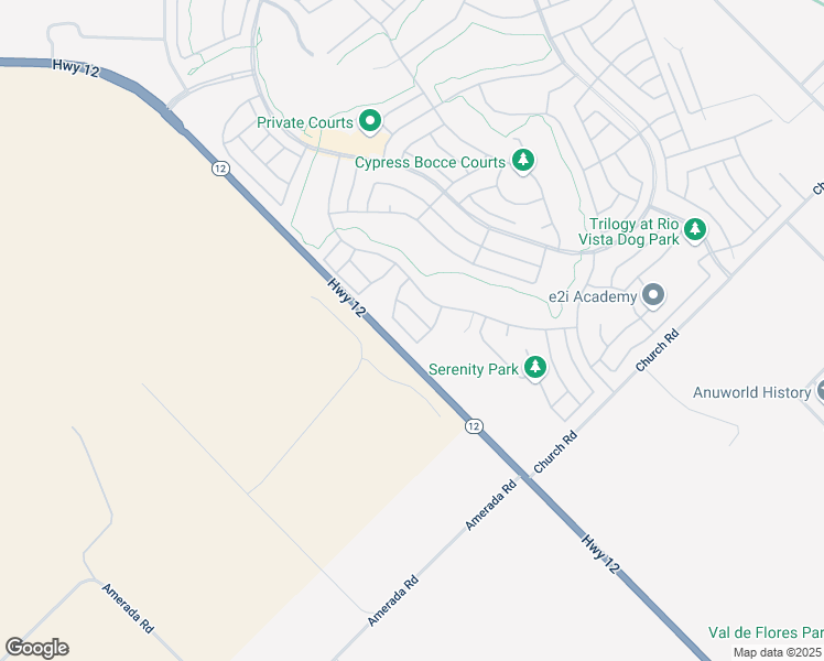 map of restaurants, bars, coffee shops, grocery stores, and more near 600 Falconcrest Way in Rio Vista