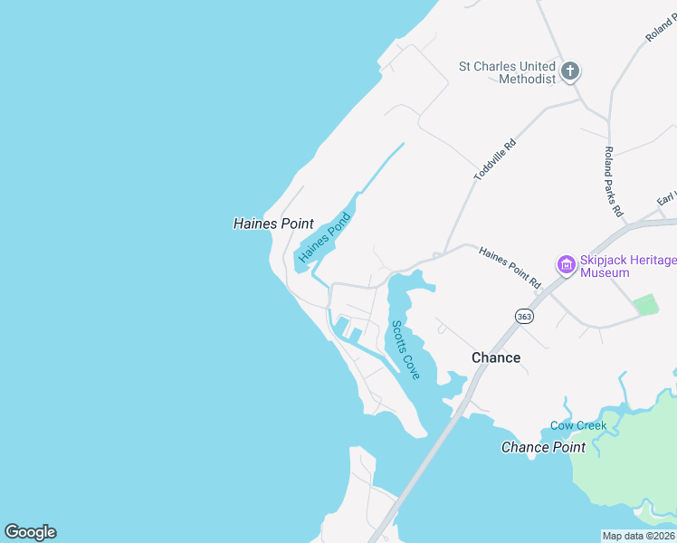 map of restaurants, bars, coffee shops, grocery stores, and more near 23212 Eldon Willing Road in Chance