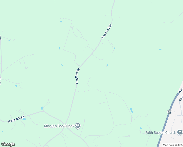 map of restaurants, bars, coffee shops, grocery stores, and more near 614 Frog Pond Road in Staunton