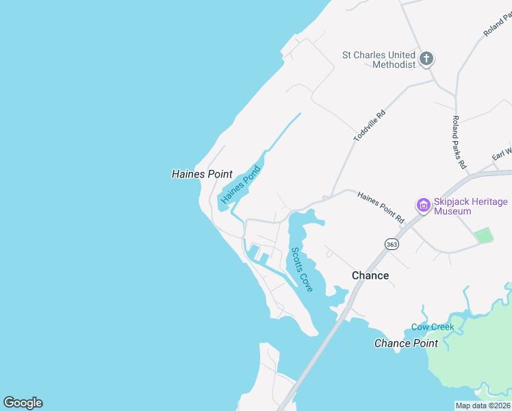 map of restaurants, bars, coffee shops, grocery stores, and more near 23212 Eldon Willing Road in Chance