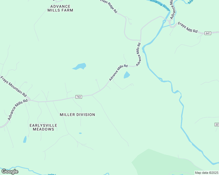 map of restaurants, bars, coffee shops, grocery stores, and more near 5273 Advance Mills Road in Earlysville