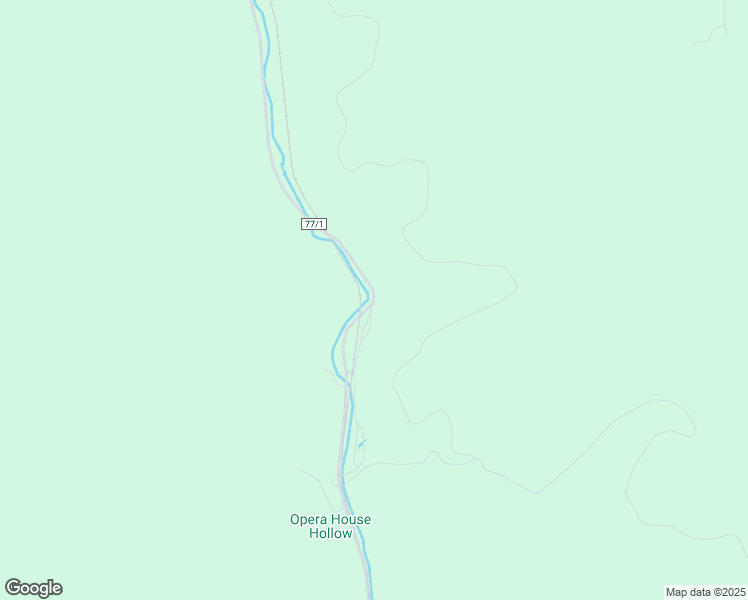 map of restaurants, bars, coffee shops, grocery stores, and more near County Route 77/1 in Winifrede