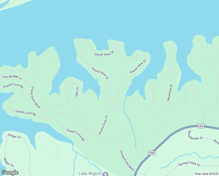 map of restaurants, bars, coffee shops, grocery stores, and more near 447 Grand View Drive in Sunrise Beach