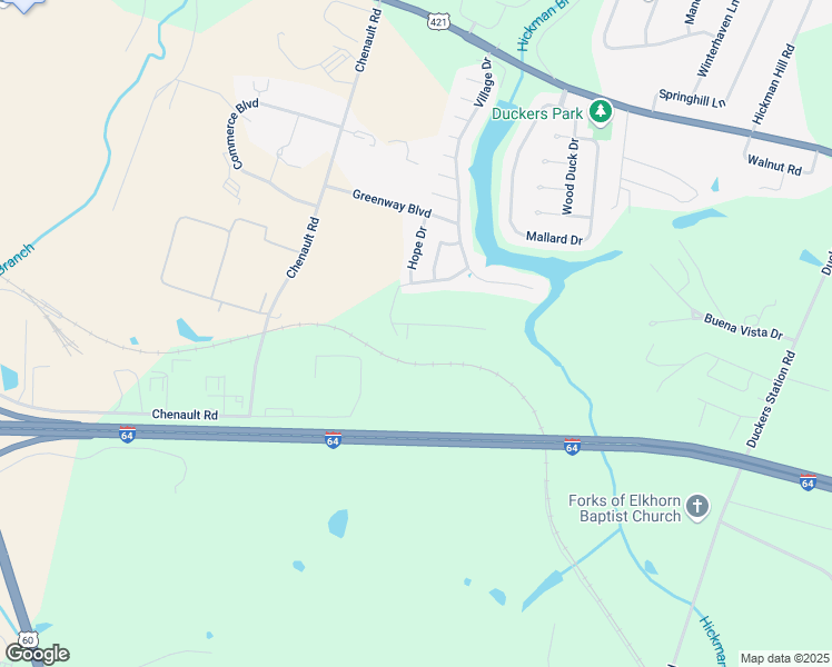 map of restaurants, bars, coffee shops, grocery stores, and more near 115 Bobby Jones Boulevard in Frankfort