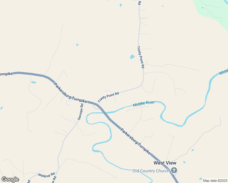 map of restaurants, bars, coffee shops, grocery stores, and more near 143 Trinity Point Road in Swoope