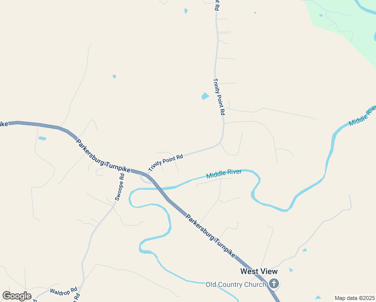 map of restaurants, bars, coffee shops, grocery stores, and more near 143-301 Trinity Point Road in Swoope